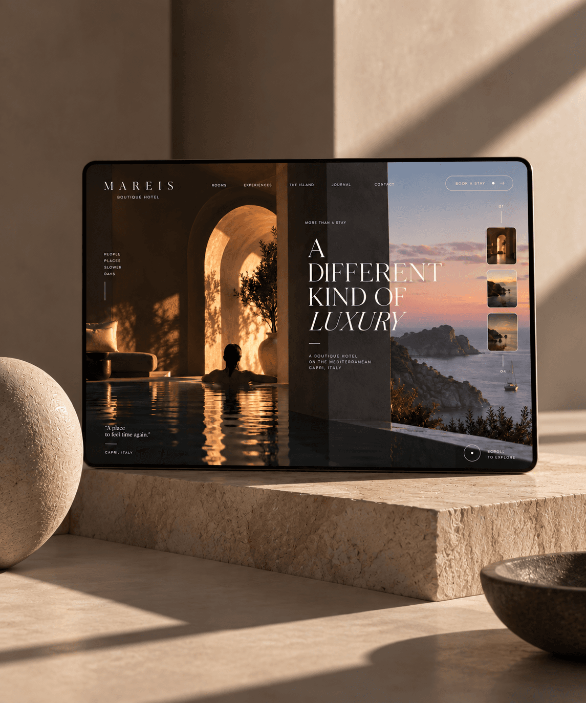 MAREIS website design